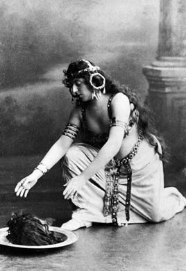 Oscar Wilde as Salome (perhaps)