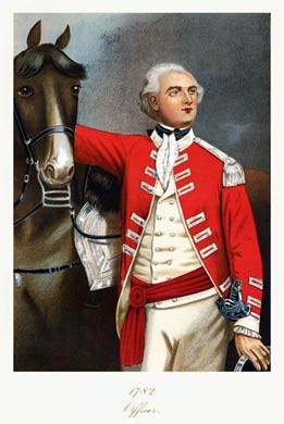 Officer, 11th Dragoons, 1782