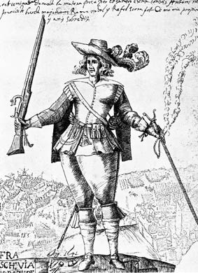 Catalan Militiaman With Arquebus, 1641