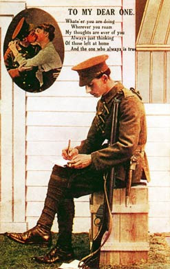 Soldier Writes Home, 1915