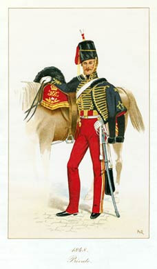 Private, 11th Hussars, 1848