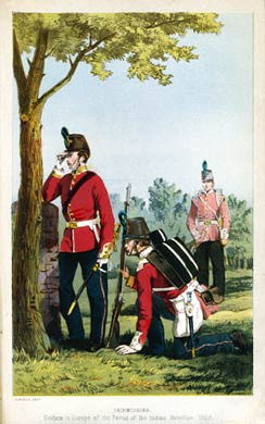52nd Oxfordshire Light Infantry, 1858