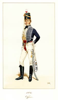 Officer, 11th Light Dragoons, 1806
