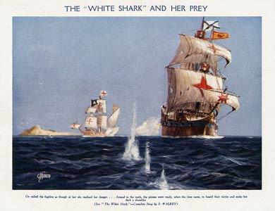 The 'White Shark' And Her Prey