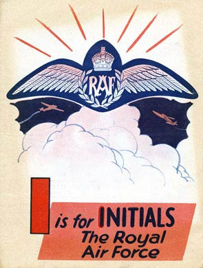 Battle of Britain, I is for Initials