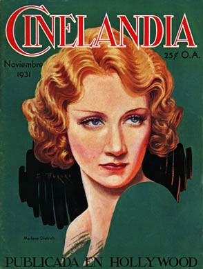 Cinelandia, Nov 1931, Marlene Dietrich