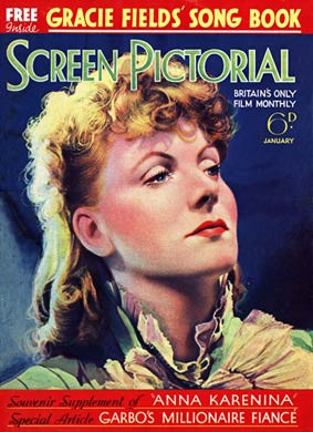 Screen Pictorial, Jan 1936, Greta Garbo