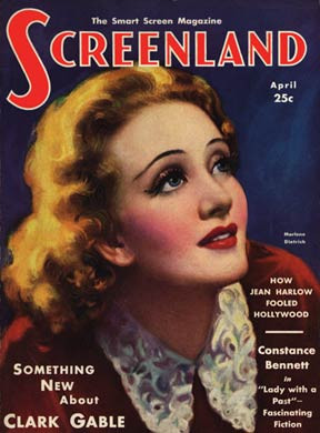 Screenland, April 1932, Marlene Dietrich