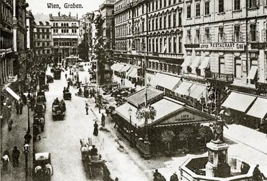 Graben Square, Vienna, 1901