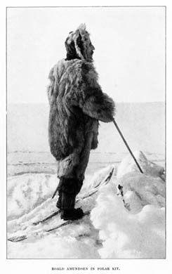 Roald Amundsen in Polar Kit