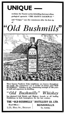 Old Bushmills Irish Whiskey