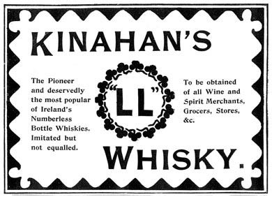 Kinahan's LL Irish Whisky 1902