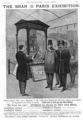Bushmills Paris Exhibition 1889