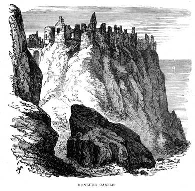 Dunluce Castle, 1874