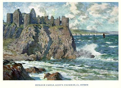 Dunluce Castle, Co Antrim, 1925