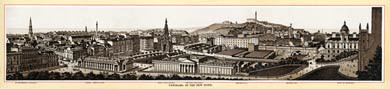 Edinburgh, Panorama of the New Town
