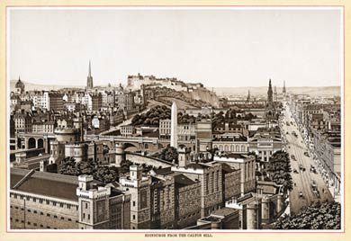 Edinburgh From The Calton Hill