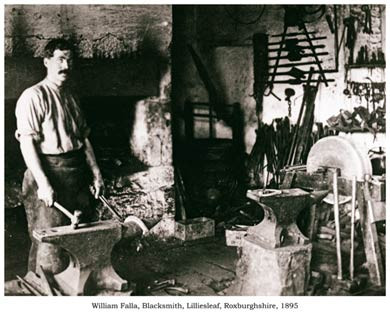 Blacksmith, Roxburgh, 1895