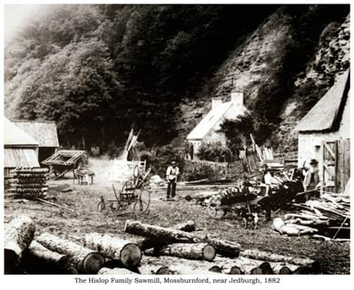 Sawmill, Mossburnford, 1882