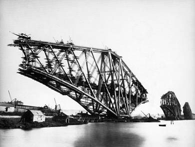 Forth Bridge, Construction, 1889