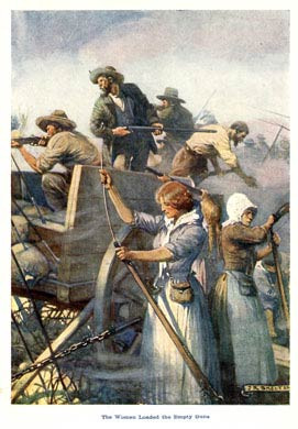 The Great Trek, Women Loading Guns, 1838