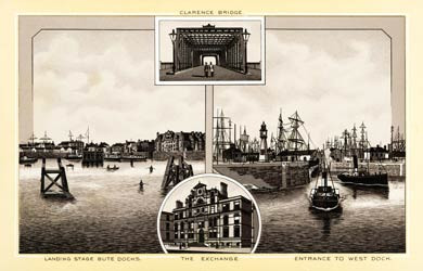 Cardiff Docks 1896