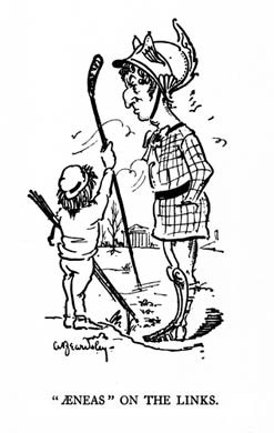 Aubrey Beardsley, Aeneas On The Links