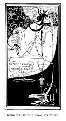 Aubrey Beardsley, Design for Salome
