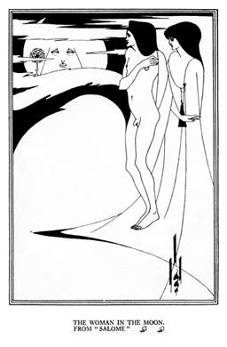Aubrey Beardsley, Salome, The Woman In The Moon