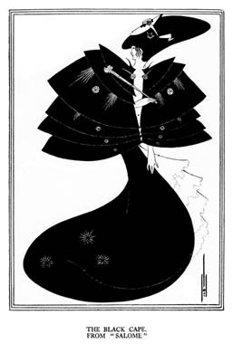 Aubrey Beardsley, Salome, The Black Cape