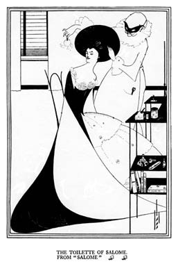 Aubrey Beardsley, Salome, The Toilette of Salome