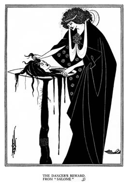 Aubrey Beardsley, Salome, The Dancers Reward