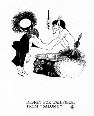 Aubrey Beardsley, Salome, Tail Piece