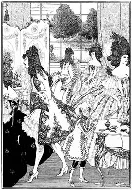 Aubrey Beardsley, Cutting The Lock