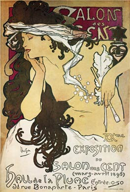Mucha, Salon des Cent, 1896