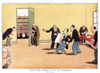 Inducing the Chairman to Face the Shareholders