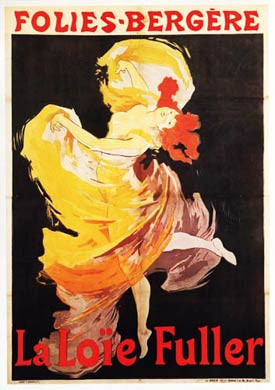 Cheret, Folies Bergeres, Loie Fuller, 1893