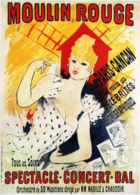 Cheret, Moulin Rouge, 1890