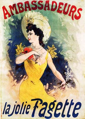 Cheret, La Jolie Pagette, 1901