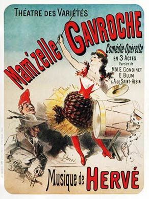 Cheret, Mamzelle Gavroche, 1885
