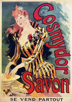 Cheret, Savon Cosmydor, 1891