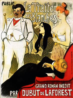 Steinlen, La Traite Des Blanches, 1900