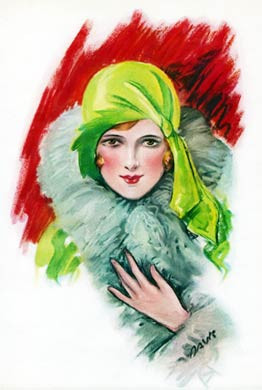 Face of a Flapper, 1930