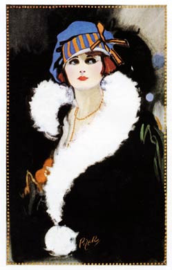 Girl In A Blue Hat, 1921