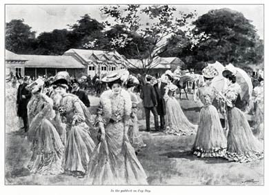 The Paddock at Ascot, 1905
