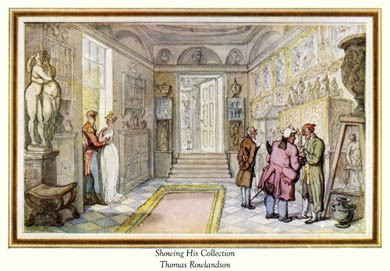 Rowlandson, Showing His Collection