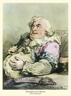 Rowlandson, Discomforts of an Epicure