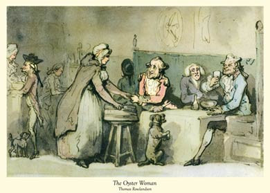 Rowlandson, The Oyster Woman