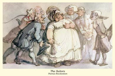 Rowlandson, Suitors