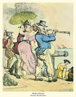 Stolen Kisses, Thomas Rowlandson